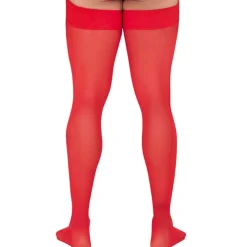 CandyMan Accessoires Sexy-Bas en Résille Rouges
