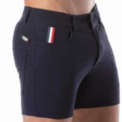 TOF Paris Shorts-Bermuda Chino Patriot Bleu Marine