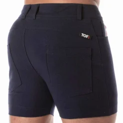 TOF Paris Shorts-Bermuda Chino Patriot Bleu Marine