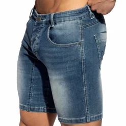 ES Collection Shorts-Bermuda Denim Indigo