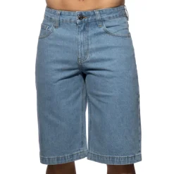 Addicted Shorts-Bermuda Jean Baggy Bleu Indigo