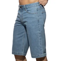 Addicted Shorts-Bermuda Jean Baggy Bleu Indigo