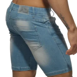 Addicted Shorts-Bermuda Jeans Indigo