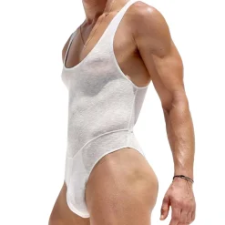 Rufskin Bodys De Nuit|Tenues D'Intérieur-Body Cumulus Blanc