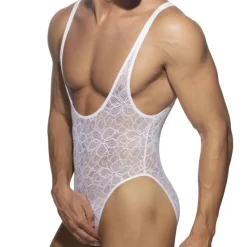 Addicted Bodys Sexy|Tenues Sexy-Body Dentelle Florale Blanc