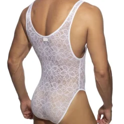 Addicted Bodys Sexy|Tenues Sexy-Body Dentelle Florale Blanc