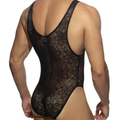 Addicted Bodys Sexy|Tenues Sexy-Body Dentelle Florale Noir