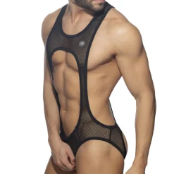 Addicted Bodys Sexy|Tenues Sexy-Body Empty Bottom Sexy Mesh Noir