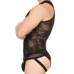 Barcode Bodys Sexy|Tenues Sexy-Body Enver Dentelle Noir