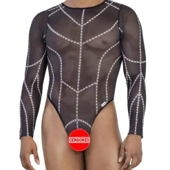 CandyMan Bodys Sexy|Tenues Sexy-Body Futuriste Noir