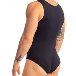 L'Homme invisible Bodys De Nuit|Tenues D'Intérieur-Body Lounge Party Bleu Marine