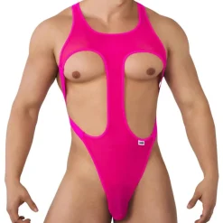 CandyMan Bodys Sexy|Tenues Sexy-Body Mesh Rose Vif