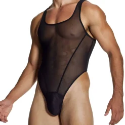 Modus Vivendi Bodys Sexy|Tenues Sexy-Body Muslin Pleasure Noir