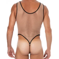 CandyMan Bodys Sexy|Tenues Sexy-Body Résille Chair