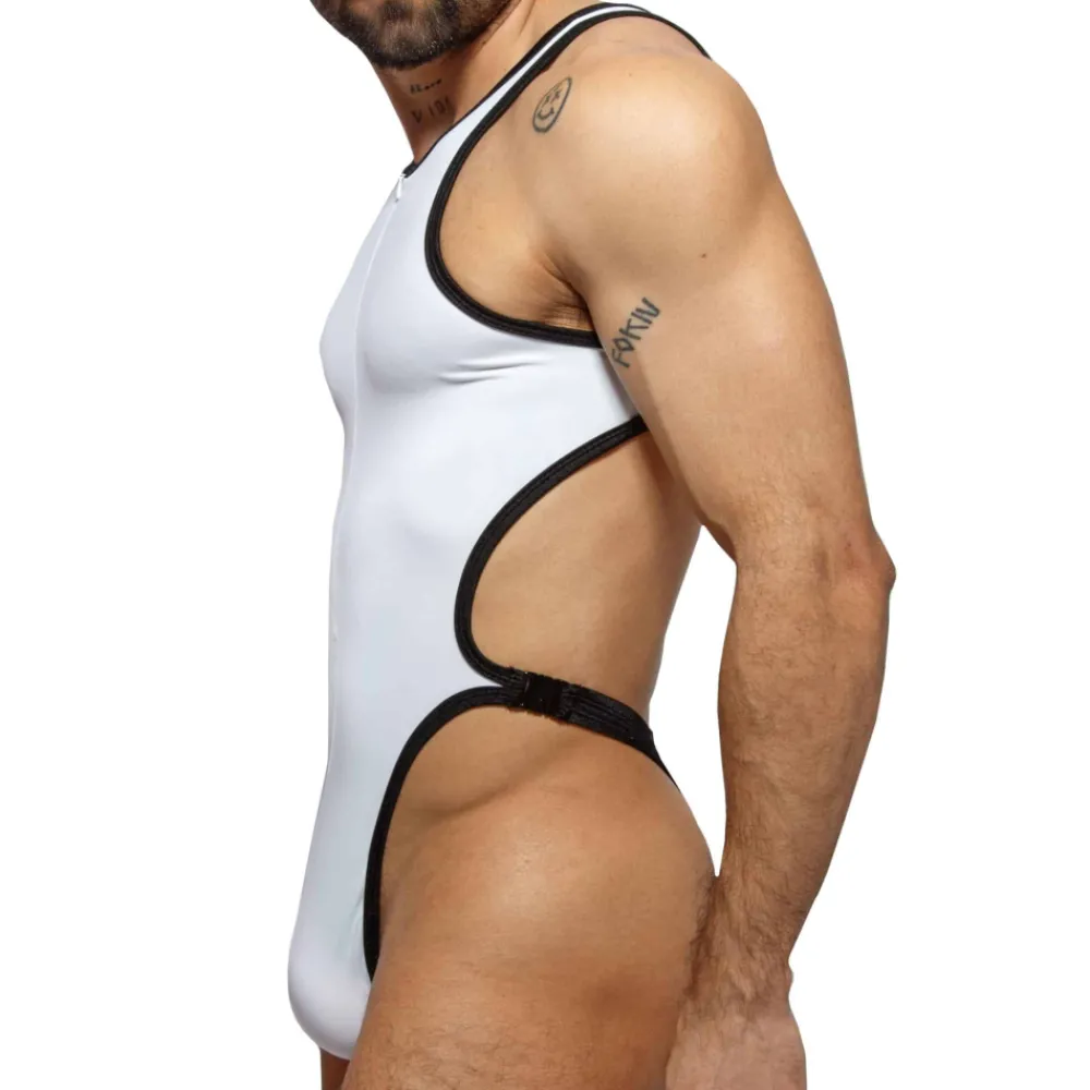 Omohonia Bodys Sexy|Tenues Sexy-Body String Clip Vulcano Blanc