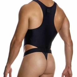 Modus Vivendi Bodys De Bain-Body String de Bain Avant-Garde Noir