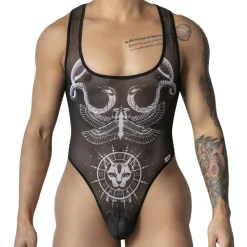 CandyMan Tenues Sexy|Bodys-Body String Egyptien Noir