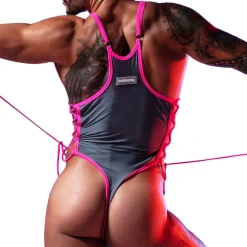 Omohonia Bodys Sexy-Body String Eros Gris