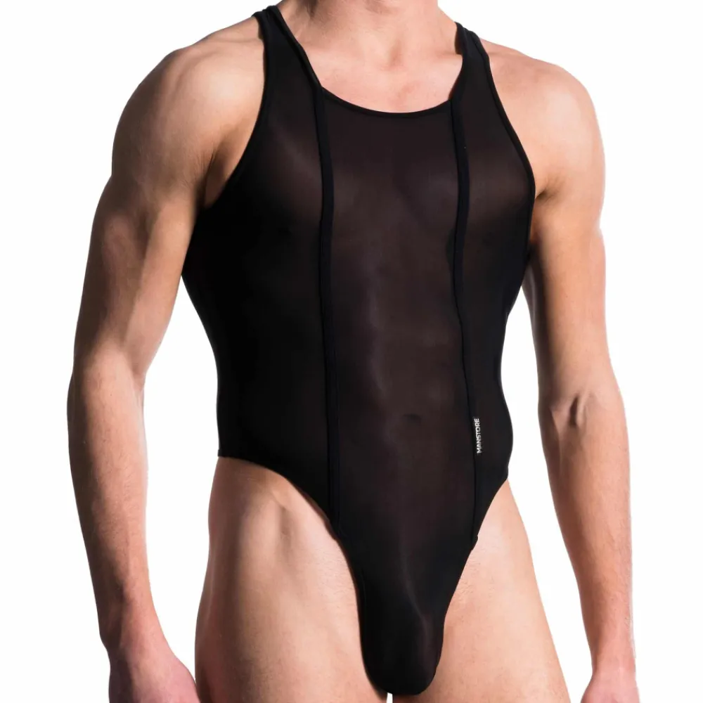 Manstore Bodys Sexy|Tenues Sexy-Body String M101 Noir