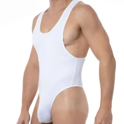 Doreanse Bodys Sexy|Tenues Sexy-Body String Sexy Coton Modal Blanc