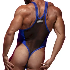 Omohonia Bodys Sexy-Body String Tifon Bleu