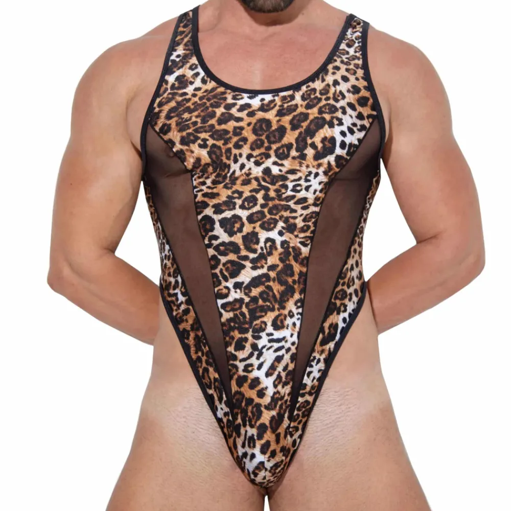 Omohonia Bodys Sexy|Tenues Sexy-Body String Tifon Léopard