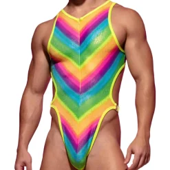 Omohonia Bodys Sexy-Body String Vulcano Arc-en-Ciel