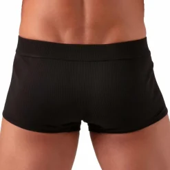 Absolu Male Boxers Sexy-Boxer à Lacet Noir
