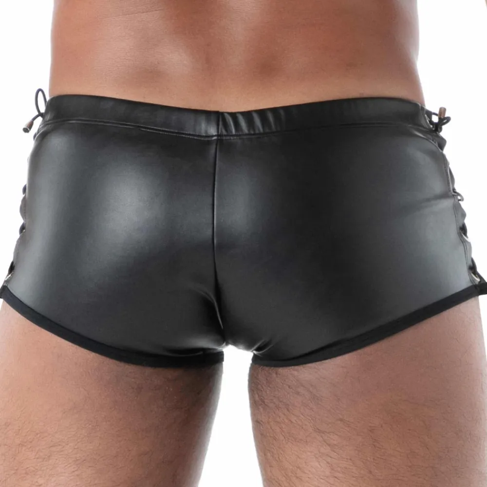 TOF Paris Boxers Sexy-Boxer à Lacets Kinky Noir
