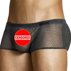 Modus Vivendi Boxers Sexy-Boxer Abstract Résille Gris Anthracite