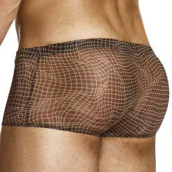 Modus Vivendi Boxers Sexy-Boxer Abstract Résille Marron