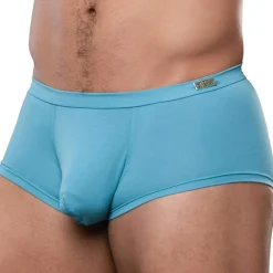 Andrew Christian Poche Ergonomique|Shortys-Boxer Almost Naked "Sex" Bambou Bleu