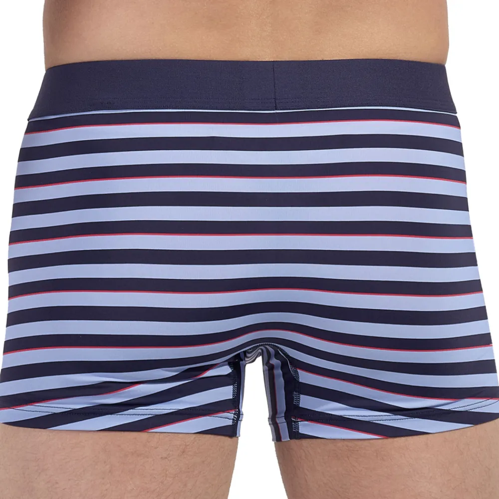 HOM Boxers-Boxer Atlantic Rayures Bleues
