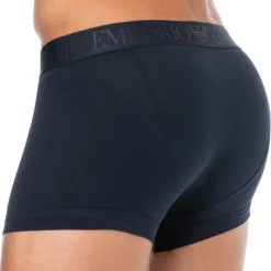 Emporio Armani Boxers-Boxer Basic Elastic Coton Marine