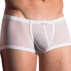 Manstore Boxers Sexy-Boxer Bungee Pants M101 Blanc