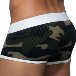 Addicted Shortys|Boxers-Boxer Camo Stripe Blanc