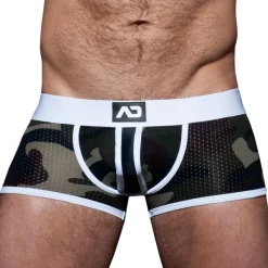 AD Fetish Boxers Sexy-Boxer Camo Stripe Fetish Blanc