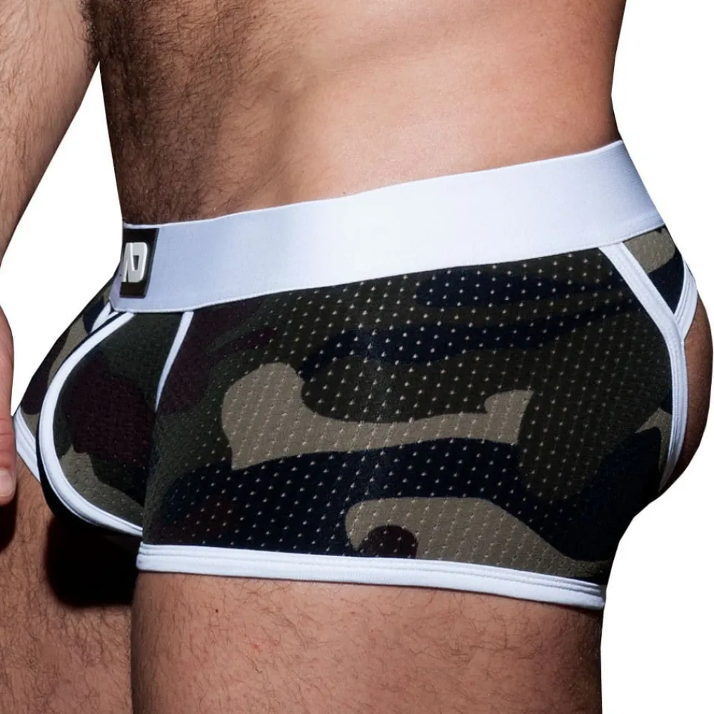 AD Fetish Boxers Sexy-Boxer Camo Stripe Fetish Blanc