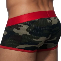 Addicted Shortys|Boxers-Boxer Camo Stripe Rouge