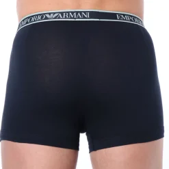 Emporio Armani Boxers-Boxer Core Logoband Coton Marine - Bleu Ciel