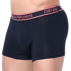 Emporio Armani Boxers-Boxer Core Logoband Coton Marine - Rose