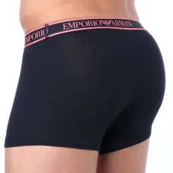 Emporio Armani Boxers-Boxer Core Logoband Coton Marine - Rose