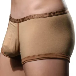 Andrew Christian Poche Ergonomique|Shortys-Boxer Court Almost Naked Fly Tagless Brun