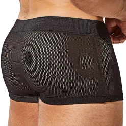 Intymen Sous-Vêtements Sport|Shortys-Boxer Court Bulge Mesh Noir