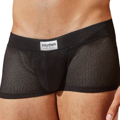 Intymen Sous-Vêtements Sport|Shortys-Boxer Court Bulge Mesh Noir