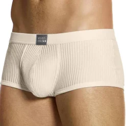 Modus Vivendi Shortys|Boxers-Boxer Court Corduroy Blanc Cassé