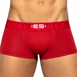 ES Collection Shortys|Boxers-Boxer Court Coton 7 Days 3.0 Rouge
