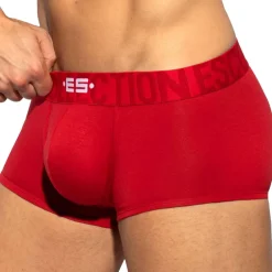 ES Collection Shortys|Boxers-Boxer Court Coton 7 Days 3.0 Rouge