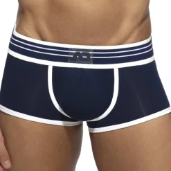 Addicted Shortys|Boxers-Boxer Court Double Trouble Bleu Marine
