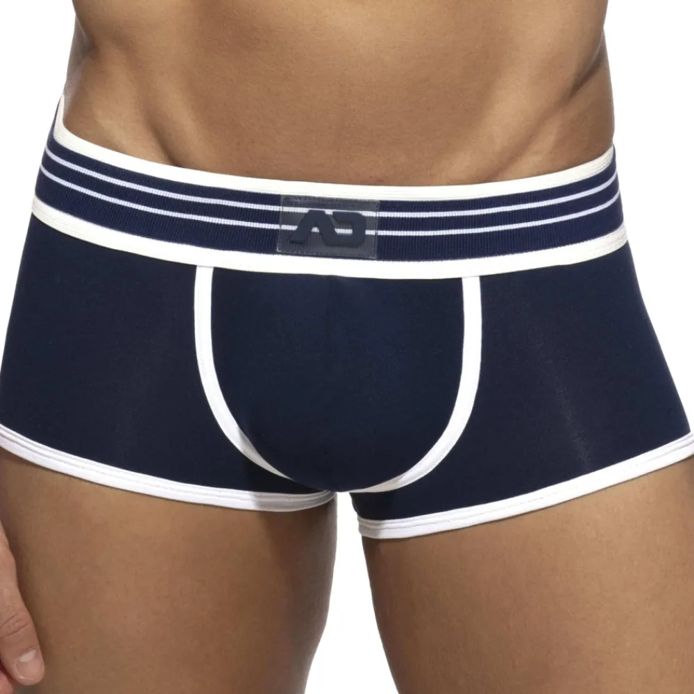 Addicted Shortys|Boxers-Boxer Court Double Trouble Bleu Marine